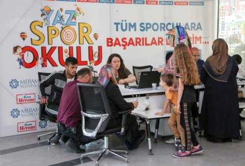 Meram Yaz Spor Okullar in Kesin Kaytlar Balad